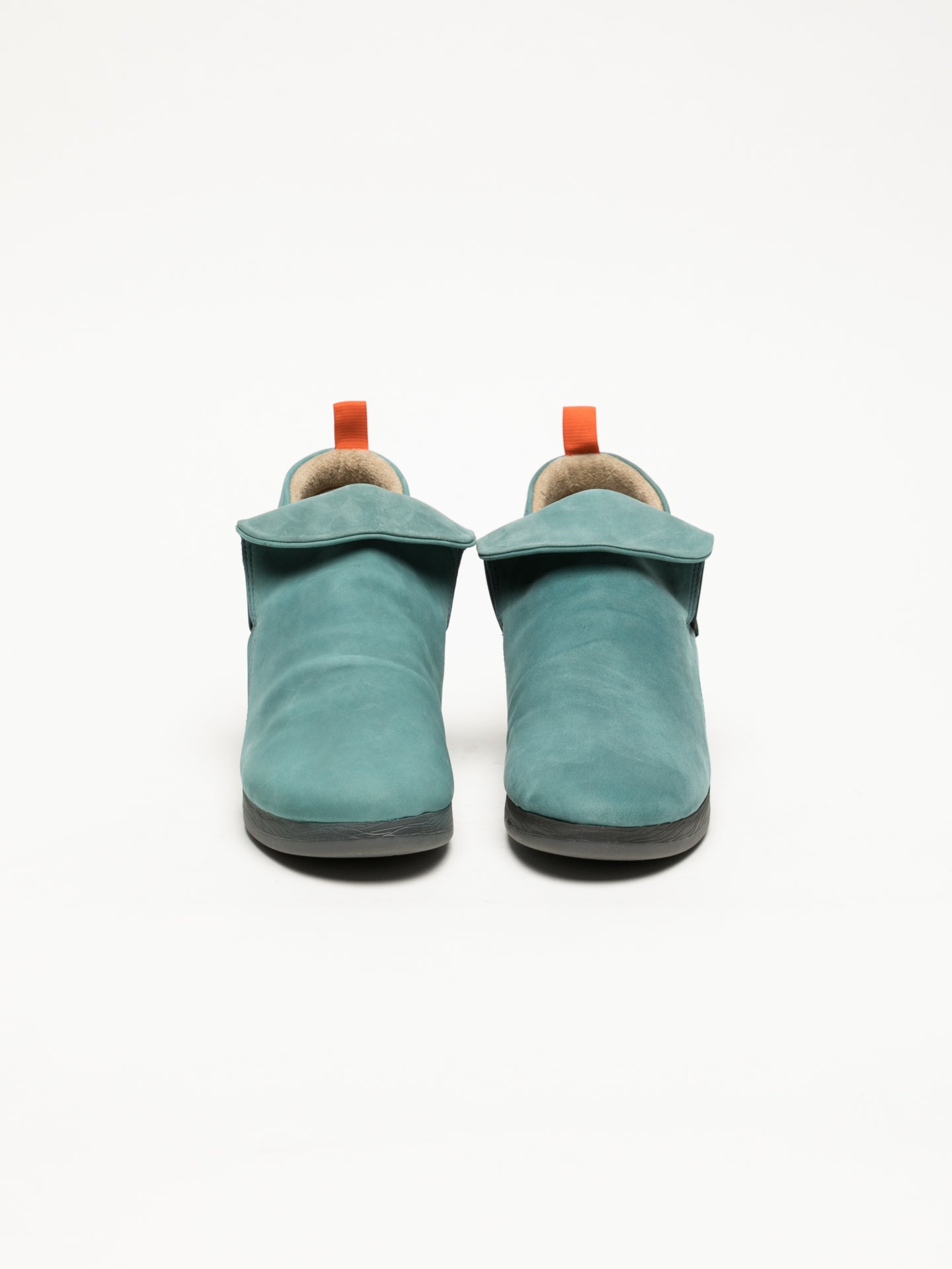 Softinos Botins de Cunha em Verde Claro